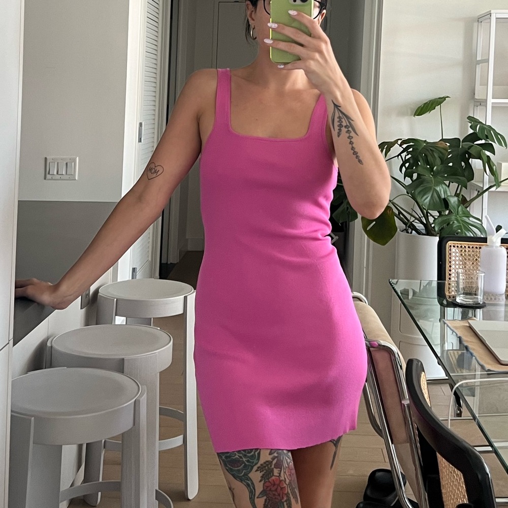 Cos pink Knit Dress sz S